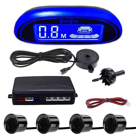 Auton Parktronic helppo asentaa 4 anturilla LED-näyttö pysäköintianturi