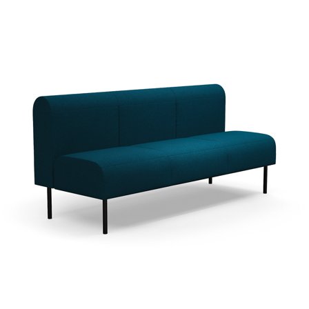 Modulsofa VARIETY, 3-Sitzer, Stoff Blues CSII, petrol