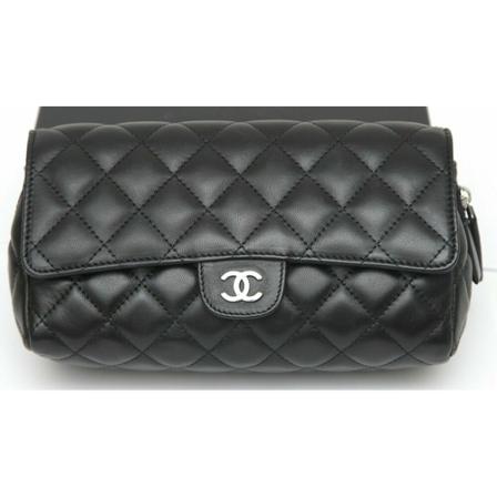 Chanel Vintage Clutches , Zwart , Dames , Maat: ONE Size Vintage Tassen