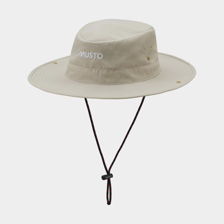 Sombrero de navegación Musto Evolution Fast Dry Brimmed Hat, Light Stone, Small / Medium