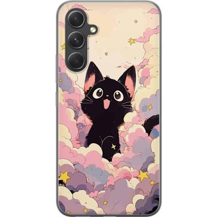 Samsung Galaxy S24 FE Gennemsigtig cover Kawaii Kat