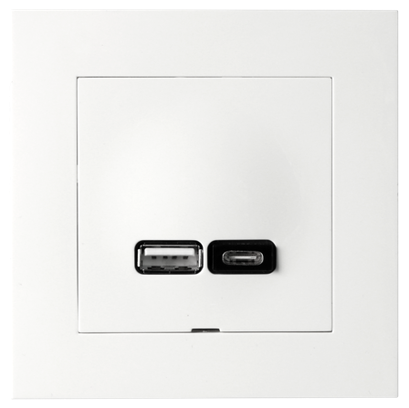 ELKO Plus USB A+C lader 2,4A PH