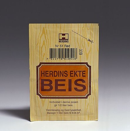 HERDINS Beispulver Vannbasert 10G Mahogny Herdins Ekte Beis