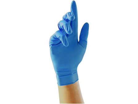 UNICARE Nitrilhandske UNICARE GS0034 M 100/fp - Lyreco - Skyddsutrustning - Engångshandskar - Nitrilhandskar