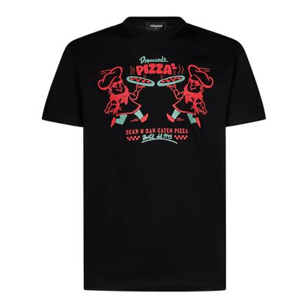 Dsquared2 T-Shirts svart, Herr, Herr, Storlek: XL
