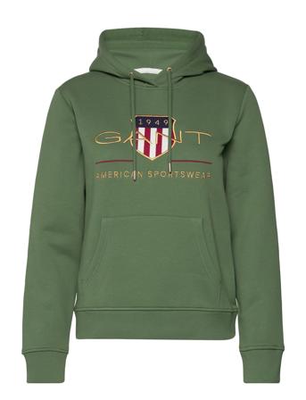 Archive Shield Sweat Hoodie Hettegenser Genser Grønn GANT
