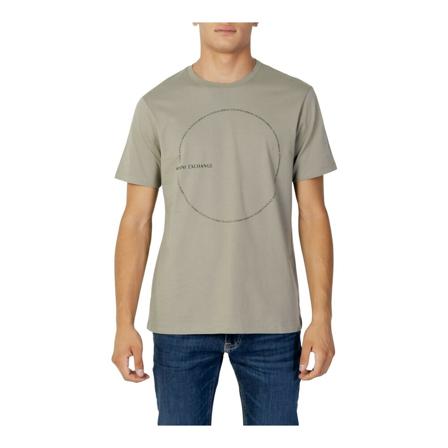 Armani Exchange, T-Shirts Groen, Heren, Maat:L