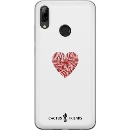 Kompatibelt Mobilskal till Huawei Huawei P smart 2019 Cactus and Friends - Fingerprint Love