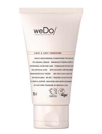 Wedo Professional Light & Soft Conditi R 75Ml Hår Conditi R Balsam Nude WeDo Professional*Betinget Tilbud