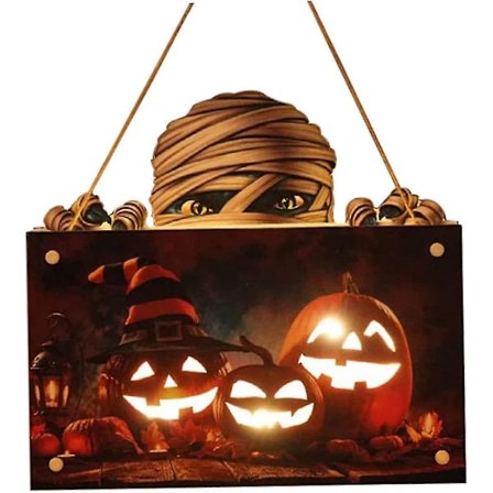 Halloween Lights Halloween hängande dekorationer utomhus, Halloween dekoration Ambient Night Lights