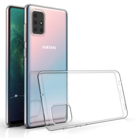 Samsung Galaxy A51 - Silikonikotelo Floveme Transparent/Genomskinlig