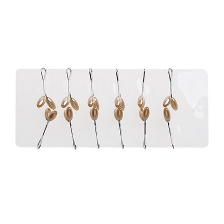 12 st pärlbrocher för hijab, säkerhetsnålar, fashionabla muslimska sjalar, sjalnålar utan hål