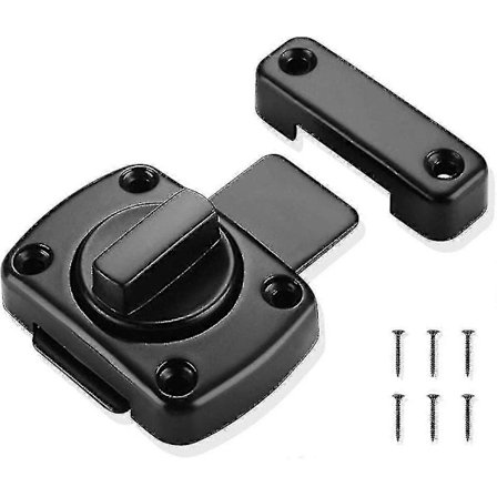 Vrilås/dørlås for forskjellige dører - Svart