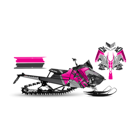 Dekalkit SweTown Race Twice Rosa - Polaris Axys 850 Pro RMK 163 2020-2021