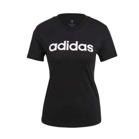 Adidas T-Shirt , Zwart , Dames , Maat: M