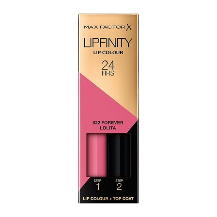 Max Factor Lipfinity Lip Colour 22 Forever Lolita, Makeup, Læber, Læbestift