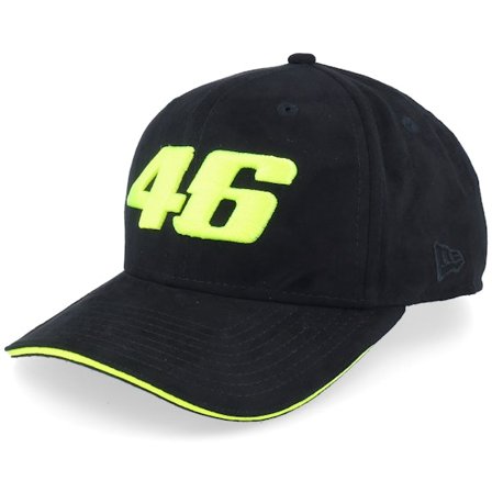 New Era - Motor Black adjustable Czapka Z Daszkiem - VR46 Suede 9FIFTY Black Adjustable @ Hatstore