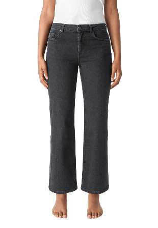 Carin Wester Croppade jeans med raka ben BROOKE Svart 40