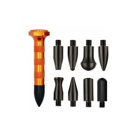 Sats med 9 verktyg för att reparera bucklor på karossen utan att måla