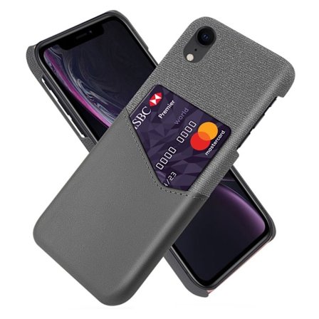 Bofink iPhone Xr kortcover - Grå