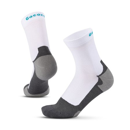 Gococo Light Sport High Løbestrømpe White 35-38, Tøj & Bolig, Træningstøj, Træningssokker