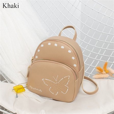 Skulderveske Liten Ryggsekk KHAKI