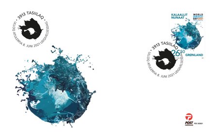 Grønland - FN's verdens havdag - Førstedagskuvert
