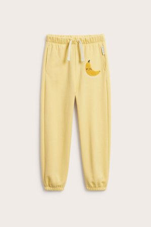 Kappahl | Kosebukse med applikasjon Gul 110/116 | Gul