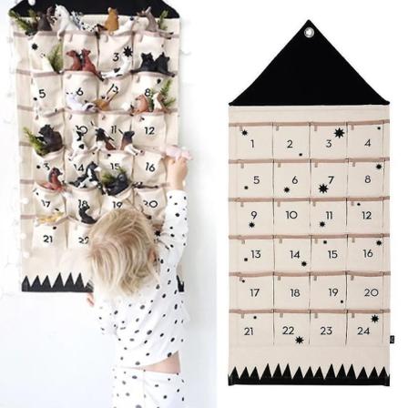 Nedtelling 24 Adventskalender Jul Xmas Hengelommer Gave - Perfet as picture