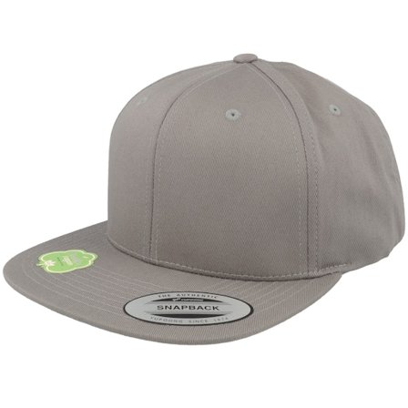 Yupoong - Grey - snapback - Cap - Organic Cotton Palegrey Snapback - Hatstore