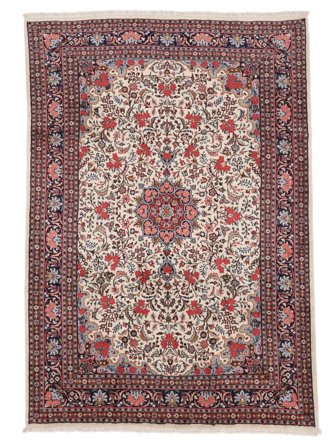 Oriental Bidjar Rug 210X306 Brown/Dark Red Wool