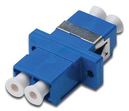 Digitus FO coupler Duplex LC to LC SM OS2 Blue ceramic sleeve polymer housing incl. screws NS