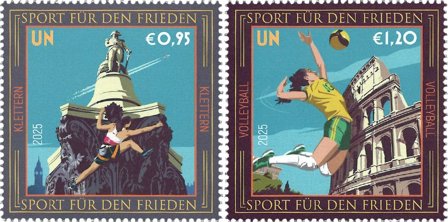 FN Wien - International sportsdag - Postfrisk sæt 2v