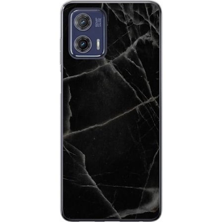 Kompatibelt Mobilskal till Motorola Motorola Moto G73 Svart marmor