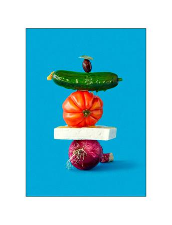 Horiatiki Home Decoration Posters & Frames Posters Botanical Multi/mønstret Supermercat