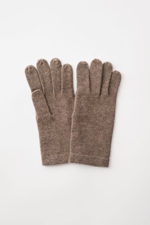 Soft Goat - Men's Gloves - Cashmere gloves - L - Walnut