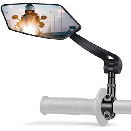 Sykkelspeil, HD vidvinkel elektrisk scooter speil, 360° justering