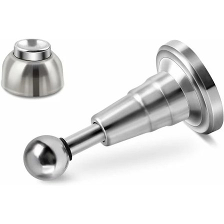 Magnetisk dörrstopp med hydraulisk dämpare, kraftigt rostfritt stål S