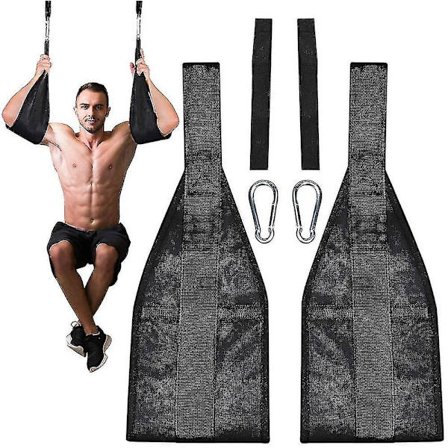 Ab Slings Stropper, fitness Hengende Ab Stropper, justerbar Armstøtte, polstrede Knehev Stropper Treningsutstyr
