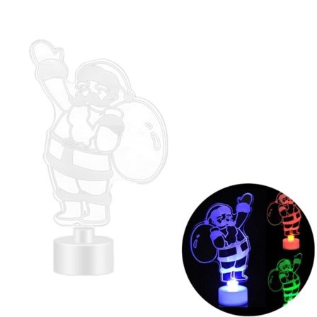 Fargerik LED Lys Jule Dekorasjon