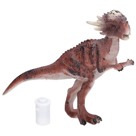 Dinosaur Figurine Barn for barn, Statisk Pachycephalosaurus Dinosaur Model Leke med Lyd Dekorasjon Gave