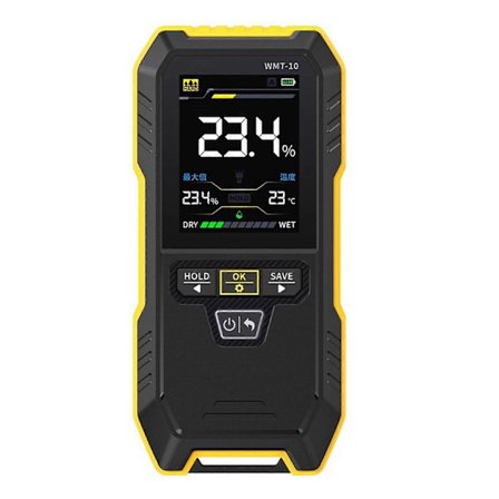 WMT-10 Fuktighetsmåler Oppladbar Tre- og Gipsfuktmåler Nøyaktig Måling i Snekring og Konstruksjon