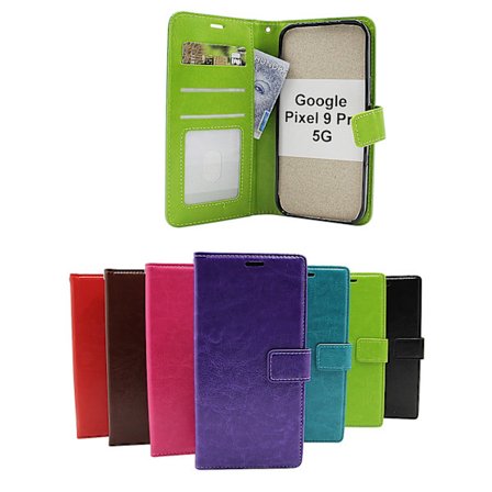 Crazy Horse Google Pixel 9 / Pixel 9 Pro 5G Plånboksfodral