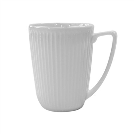 Modern House - Glass & porselen Contour Mugg vit 25cl 6-pack Hvit