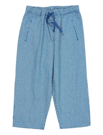 Copenhagen Colors Striped Yarndyed Pants - Navy - 116