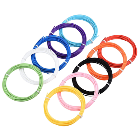 Filament Refills Pcl Filaments 1.75mm 10 Farger, 5m/16.4ft Lengde For 3d Printing Pen