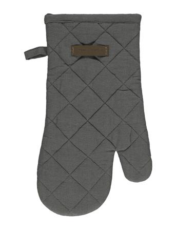 Oven Glove Hanna Classic Home Textiles Kitchen Textiles Oven Mitts & Gloves Harmaa Noble House