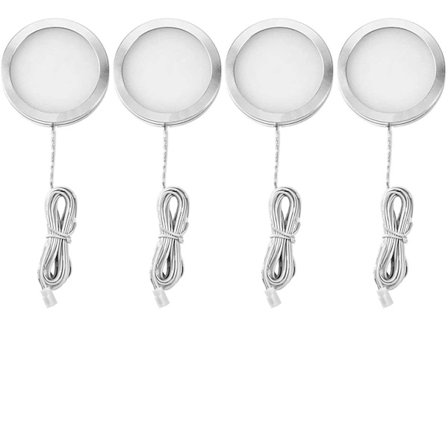 4 stk. Genopladelige LED-Skabslys Under Skab Belysning Væggen