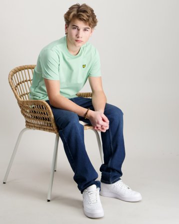 Lyle & Scott Plain T-shirt Grøn T-shirts Dreng - Kids Brand Store