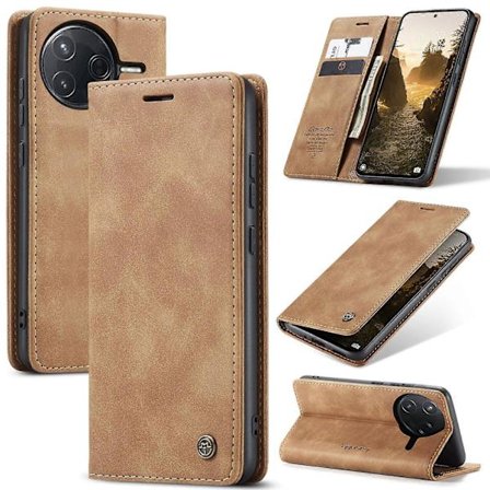 Til Xiaomi Poco F7 Ultra 5G/ Xiaomi Poco F7 Pro 5G Wallet Case PU Læder Telefon Cover Stativ